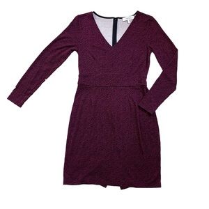 Women’s casual Vneck surplice Lark & Ro midi dress